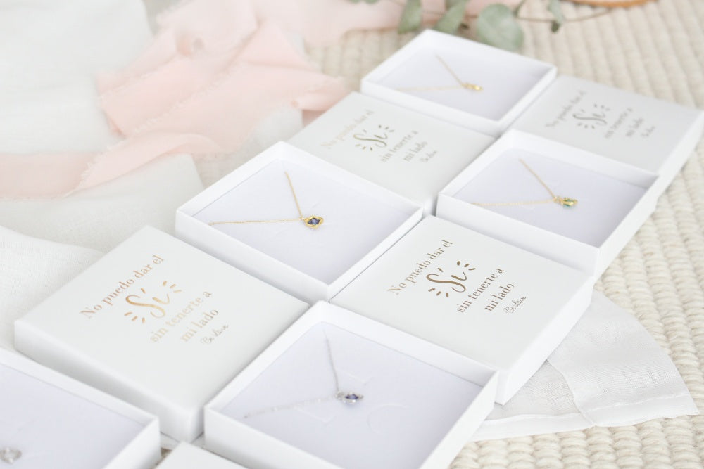 Gargantilla Square No puedo dar el sí, sin tenerte a mi lado - Be Love