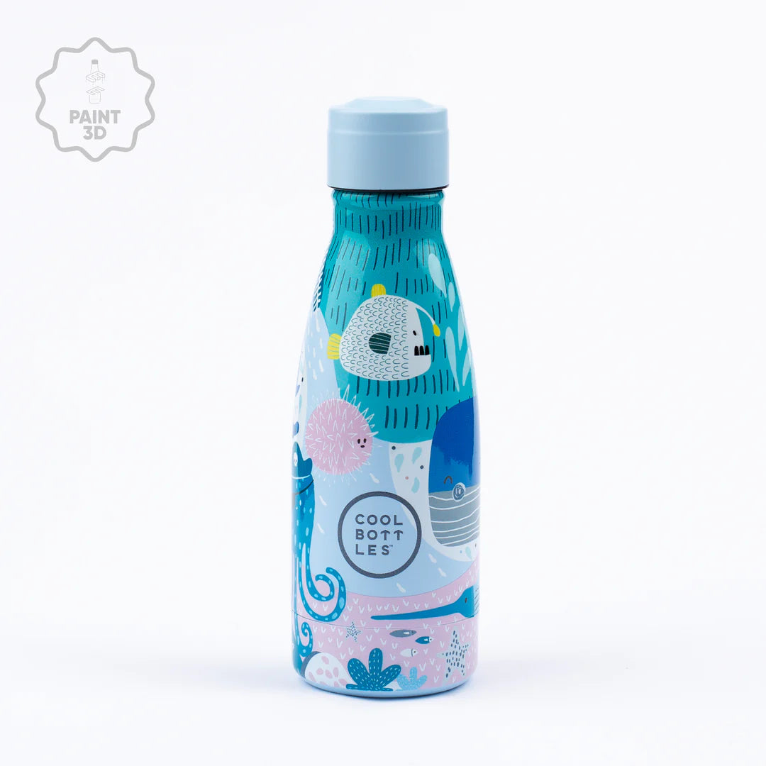 Botella Térmica Infantil de Acero Inoxidable SEA WORLD 260ml - COOL BOTTLES
