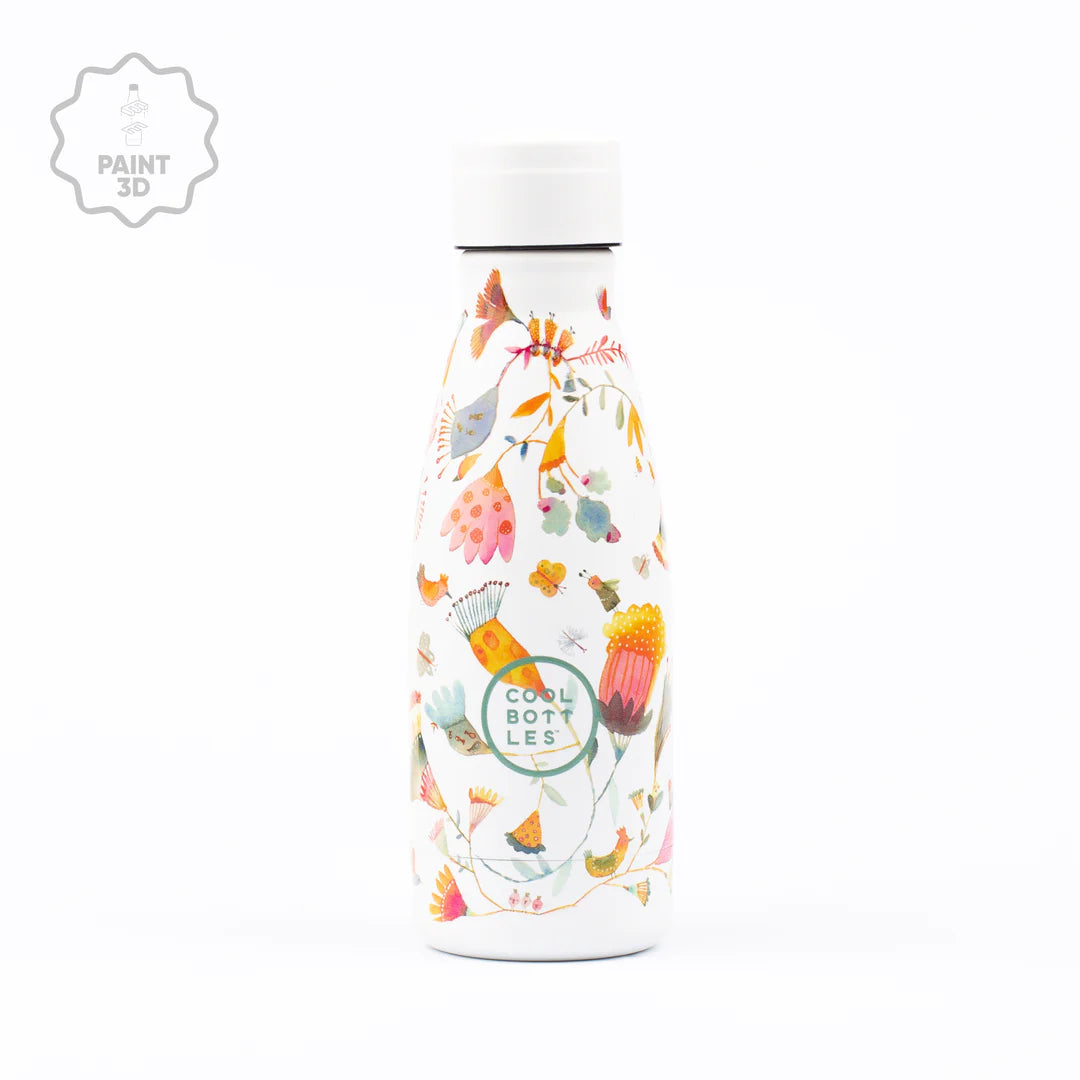 Botella Térmica Infantil de Acero Inoxidable SPRING FLOWERS 260ml - COOL BOTTLES