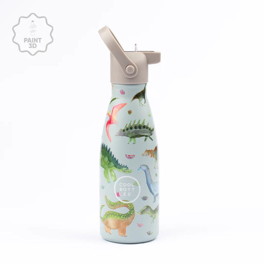 Botella Térmica Infantil de Acero Inoxidable DINOS PLANET 260ml - COOL BOTTLES