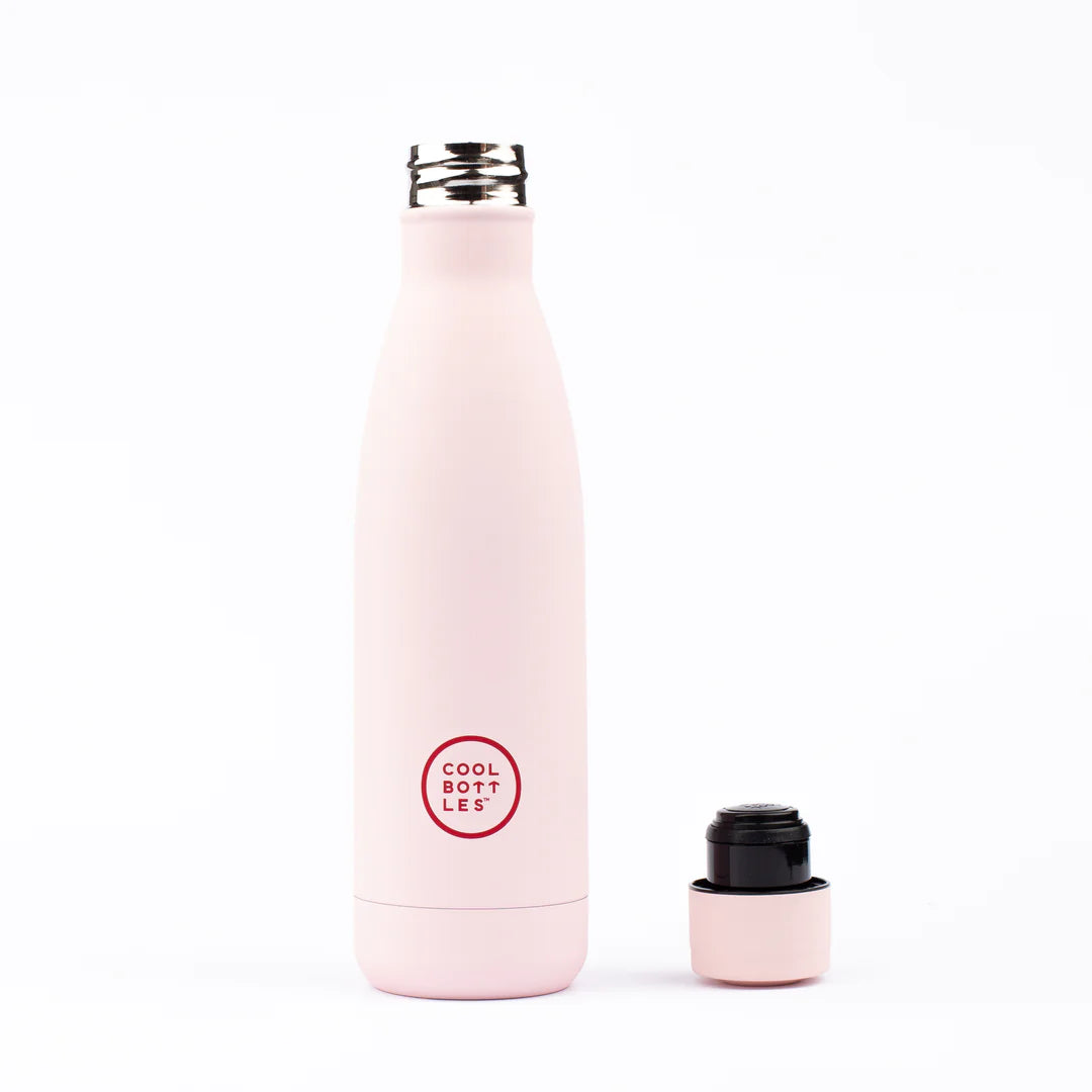 Botella Térmica de Acero Inoxidable PASTEL PINK 500ml - COOL BOTTLES