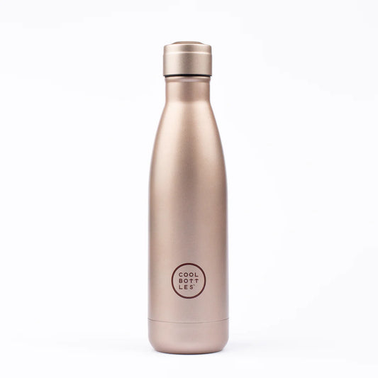 Botella Térmica de Acero Inoxidable METALLIC ROSE 500ml - COOL BOTTLES