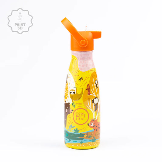 Botella Térmica Infantil de Acero Inoxidable JUNGLE PARK 260ml - COOL BOTTLES