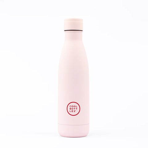 Botella Térmica de Acero Inoxidable PASTEL PINK 500ml - COOL BOTTLES