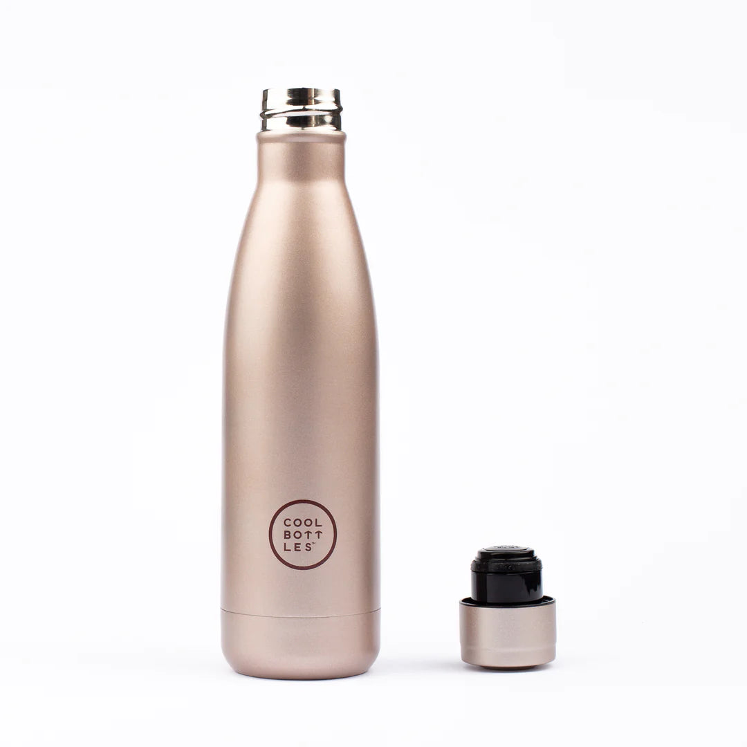 Botella Térmica de Acero Inoxidable METALLIC ROSE 500ml - COOL BOTTLES