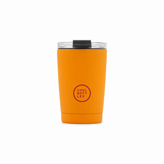 Vaso Térmico Tumbler de Acero Inoxidable VIVID ORANGE 330ml - COOL BOTTLES