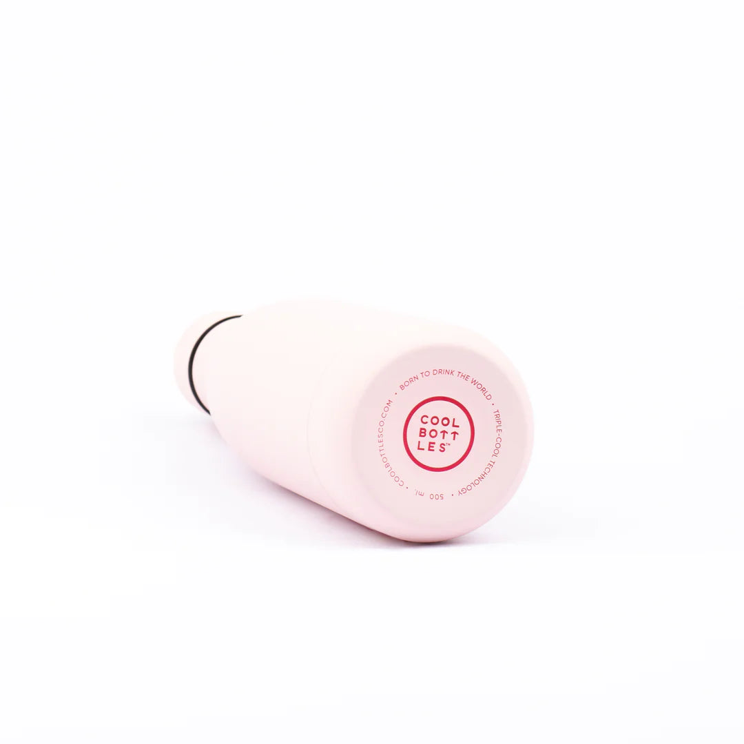 Botella Térmica de Acero Inoxidable PASTEL PINK 500ml - COOL BOTTLES