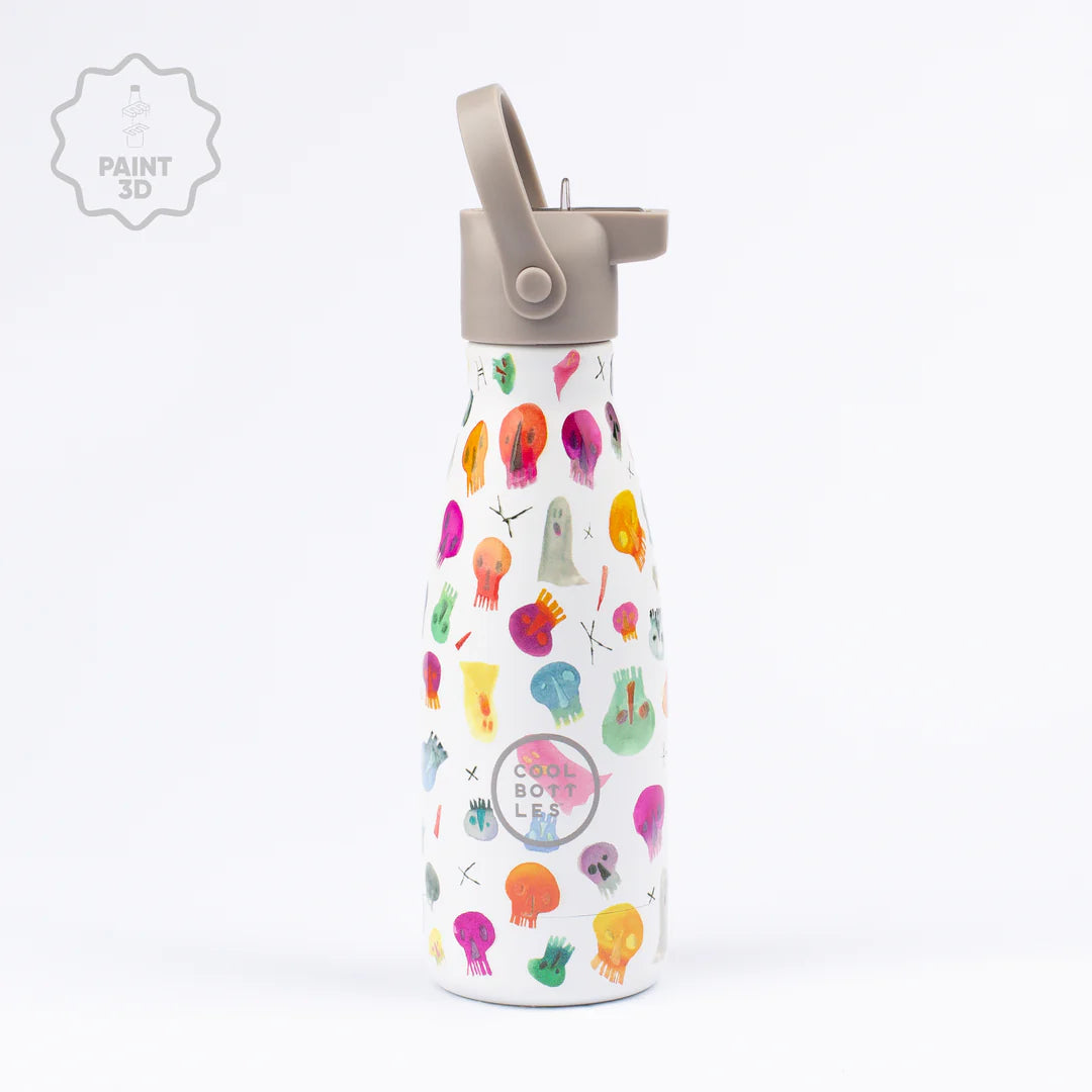 Botella Térmica Infantil de Acero Inoxidable CRAZY SKULLS 260ml - COOL BOTTLES
