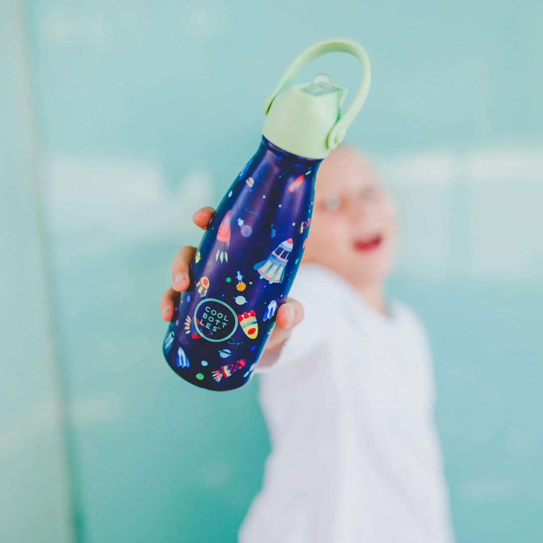 Botella Térmica Infantil de Acero Inoxidable SPACE ROCKETS 260ml - COOL BOTTLES