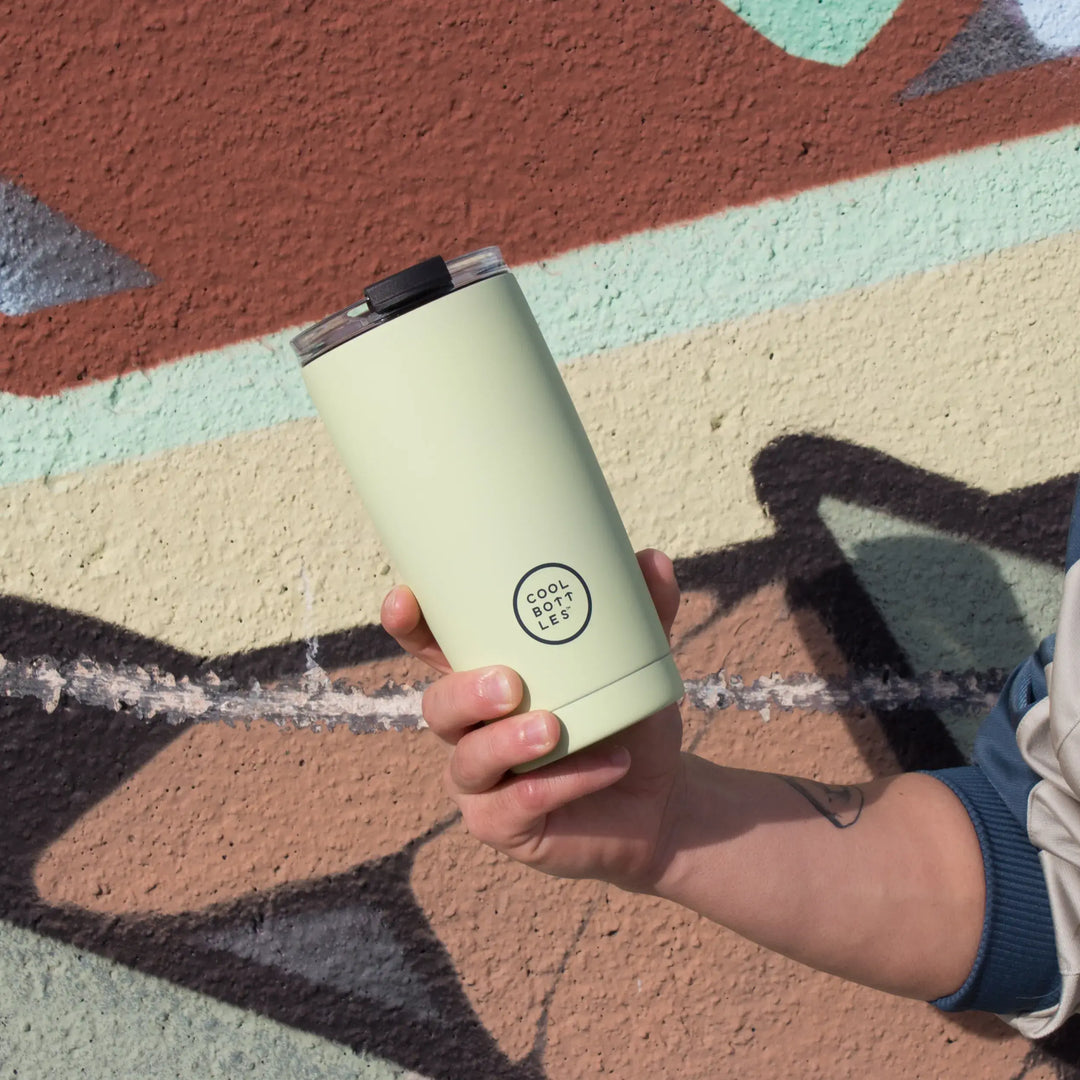 Vaso Térmico Tumbler de Acero Inoxidable PASTEL GREEN 330ml - COOL BOTTLES