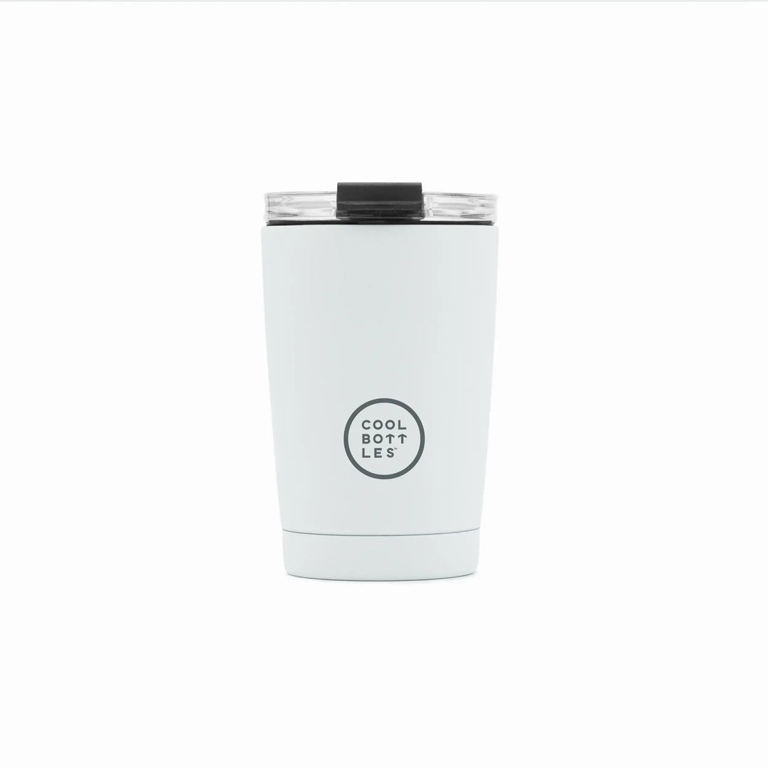Vaso Térmico Tumbler de Acero Inoxidable MONO WHITE 330ml - COOL BOTTLES