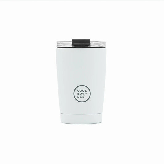 Vaso Térmico Tumbler de Acero Inoxidable MONO WHITE 330ml - COOL BOTTLES