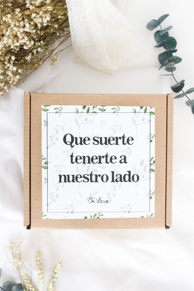 Kit de Cerveza Testigo- Que suerte tenerte a nuestro lado-Be Love