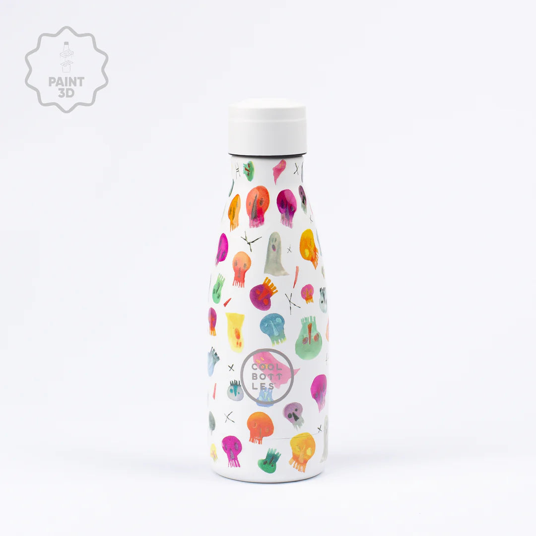 Botella Térmica Infantil de Acero Inoxidable CRAZY SKULLS 260ml - COOL BOTTLES