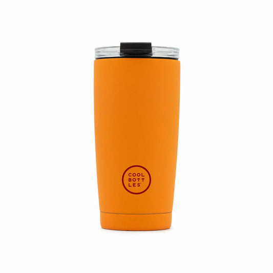 Vaso Térmico Tumbler de Acero Inoxidable VIVID ORANGE 550ml - COOL BOTTLES