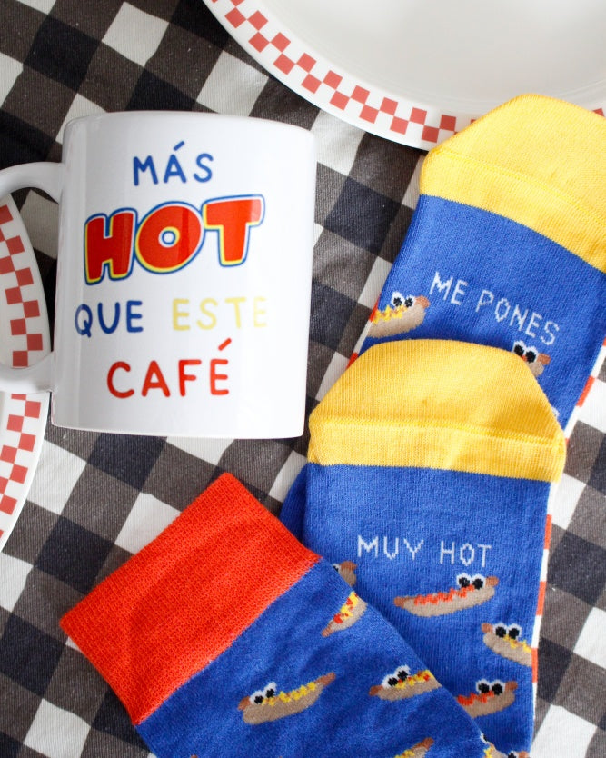 Kit Taza+Calcetines Me pones muy Hot- Be Love