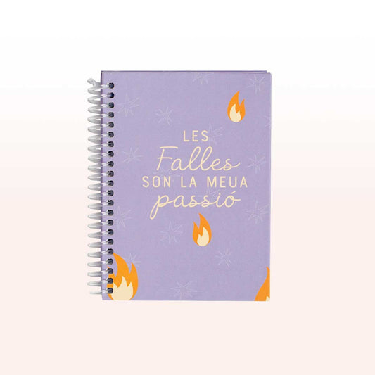 Libreta 'les falles són la meua passió'
