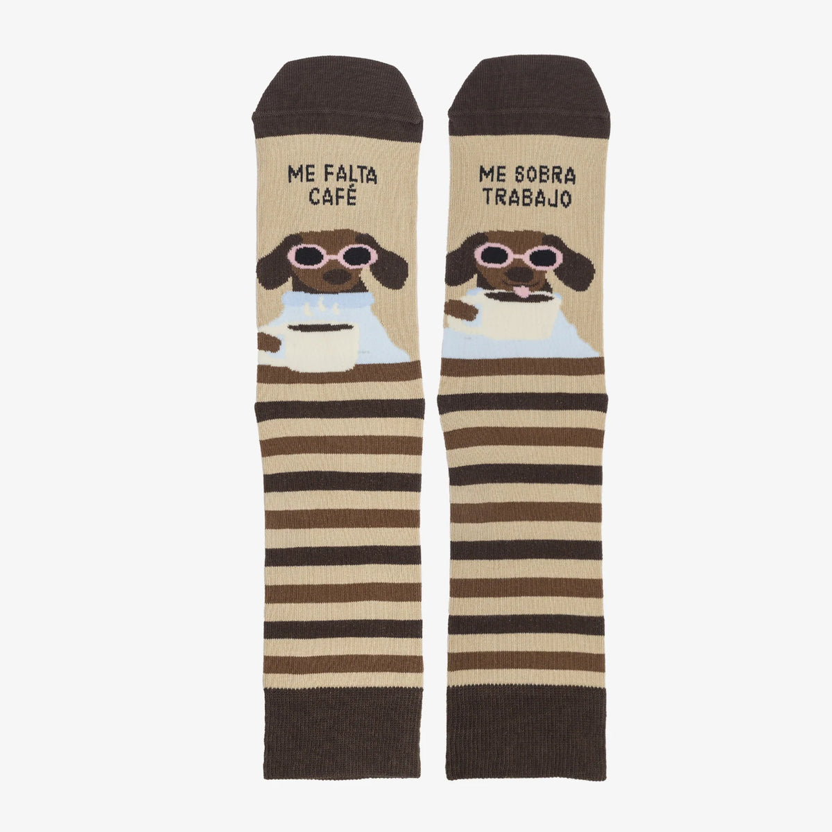 Calcetines Me Falta Café, Me Sobra Trabajo - UO