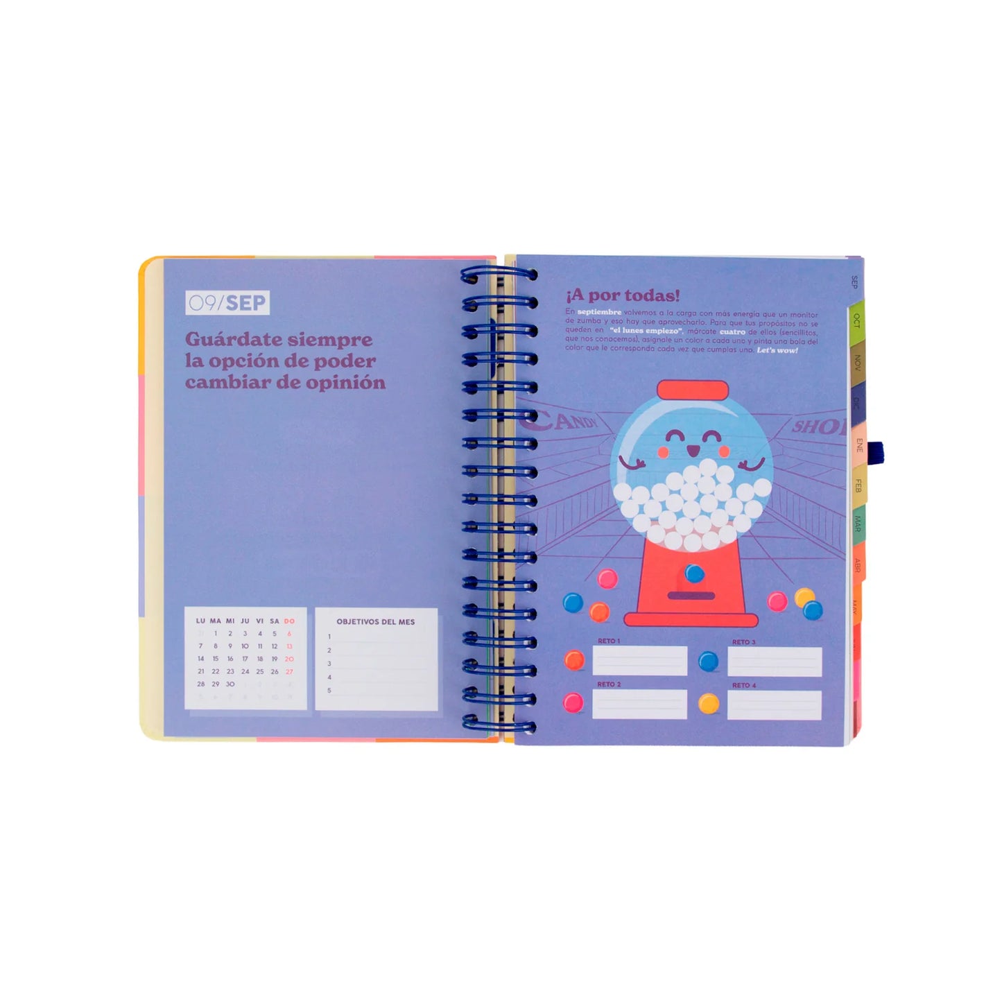 Agenda Mr. Wonderful pequeña 2026-27 Diaria - La pausa perfecta