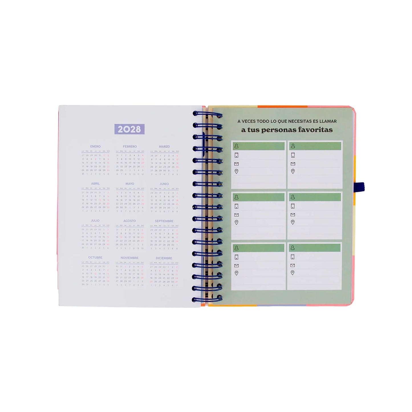 Agenda Mr. Wonderful pequeña 2026-27 Diaria - La pausa perfecta