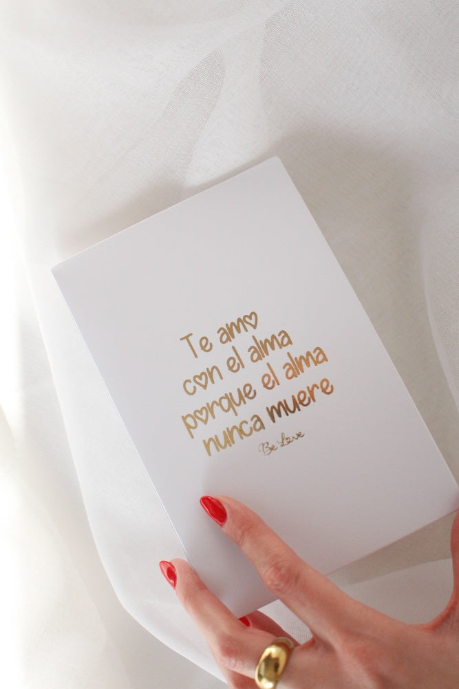Pulsera Te amo con el alma- Be Love