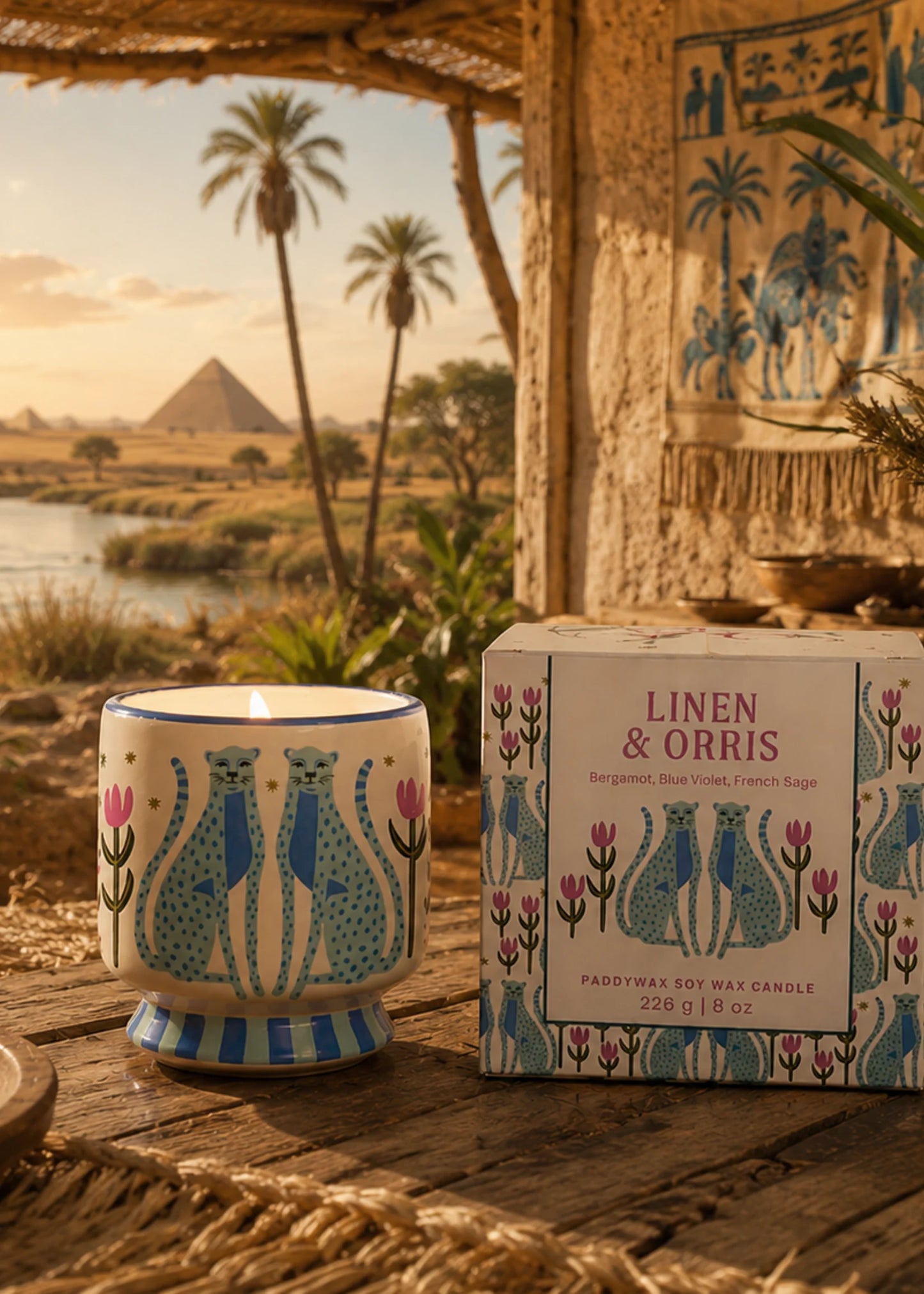 Vela Lino y Lirio de Florencia 226gr - PADDYWAX