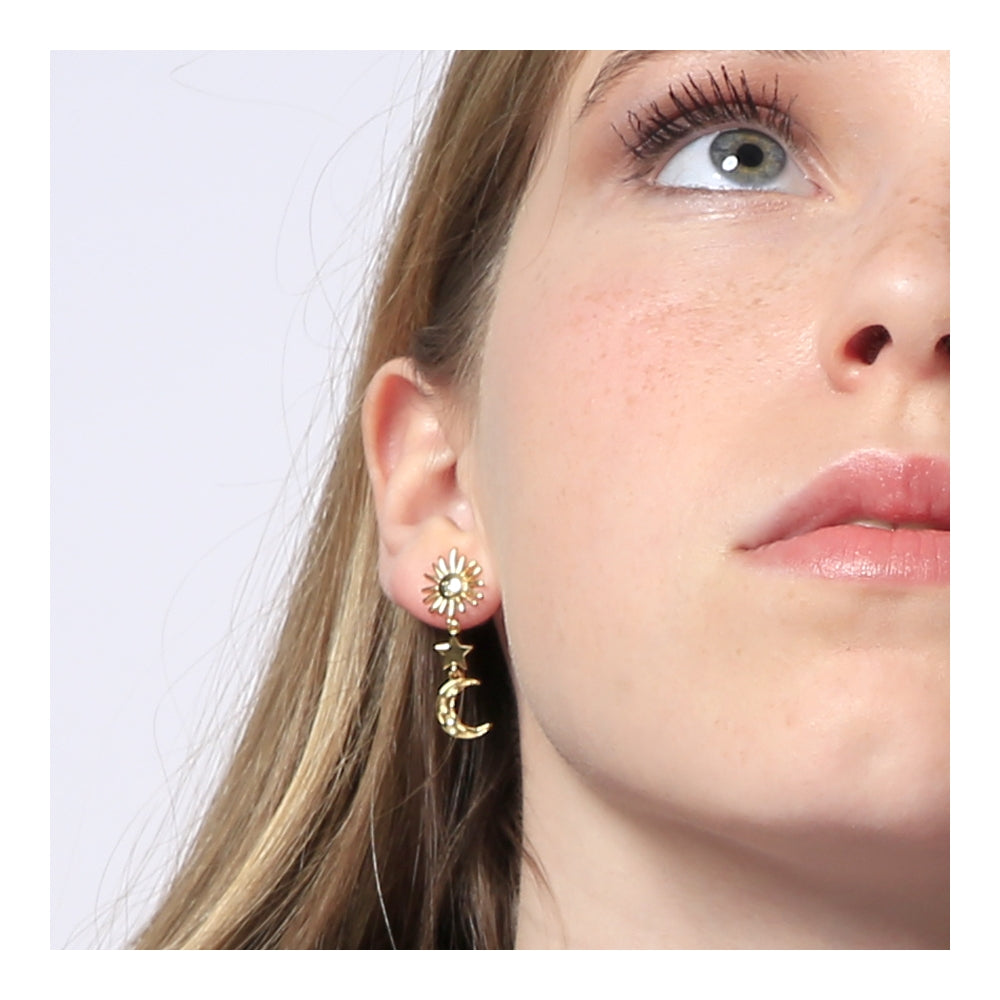 Pendientes ERES MI SOL, MI LUNA Y MIS ESTRELLAS-BE LOVE