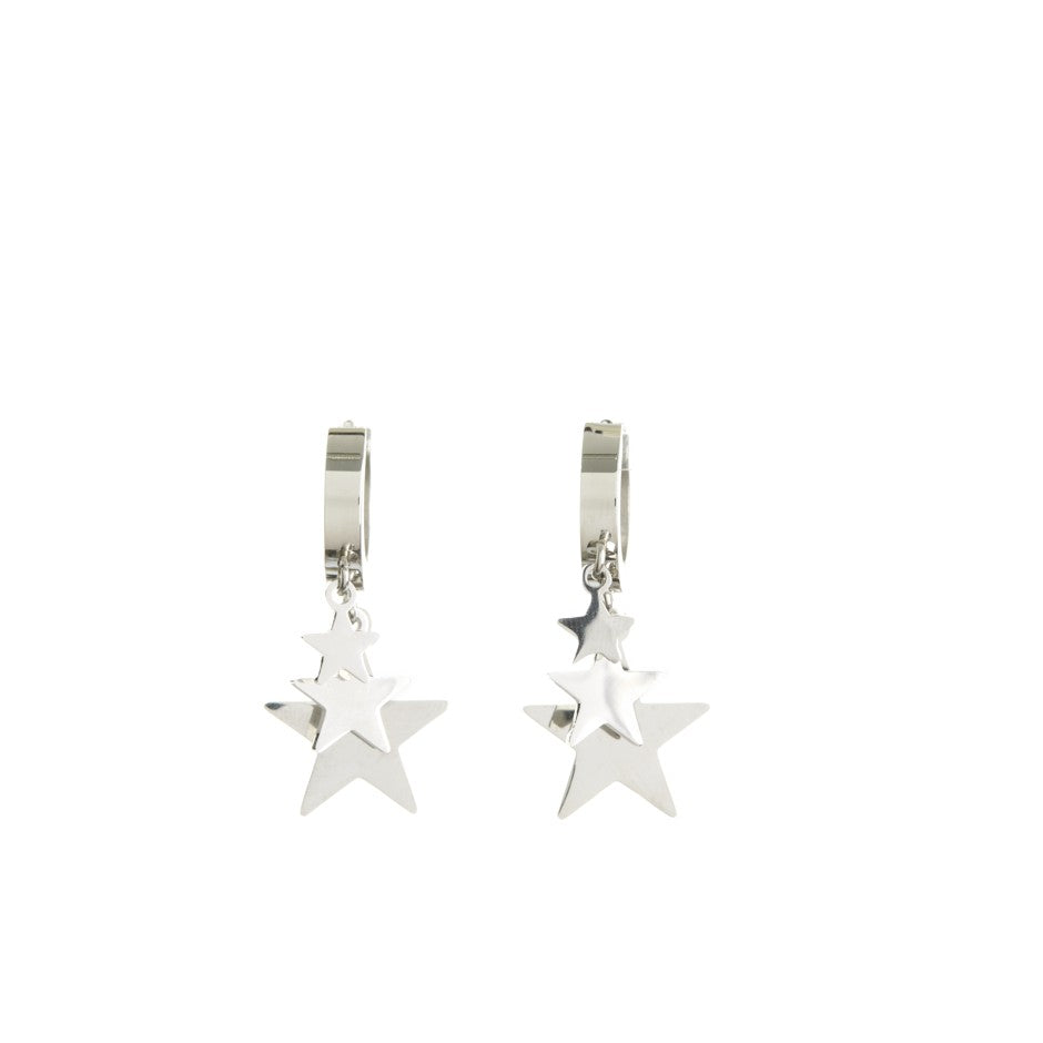 PENDIENTE ARO Y MINI ESTRELLAS- Alexah