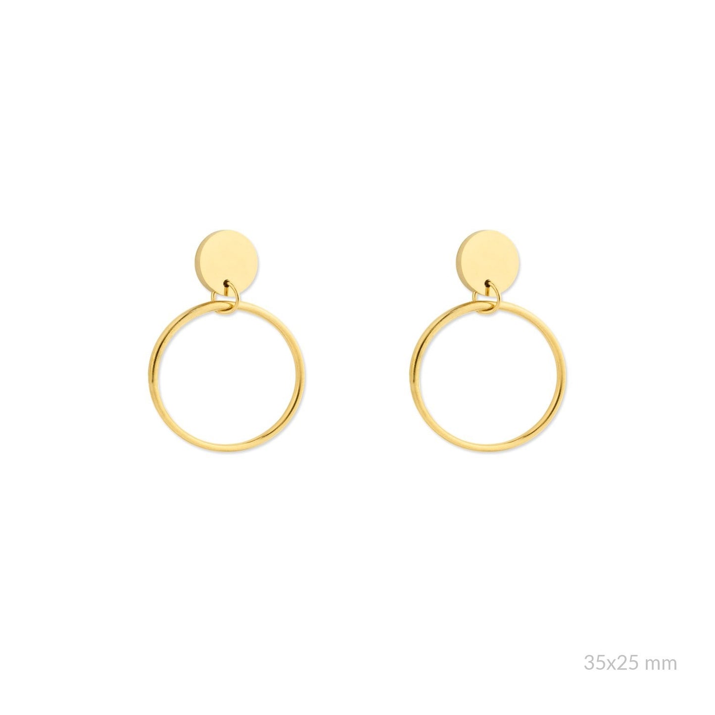 Pendientes Acero Aro