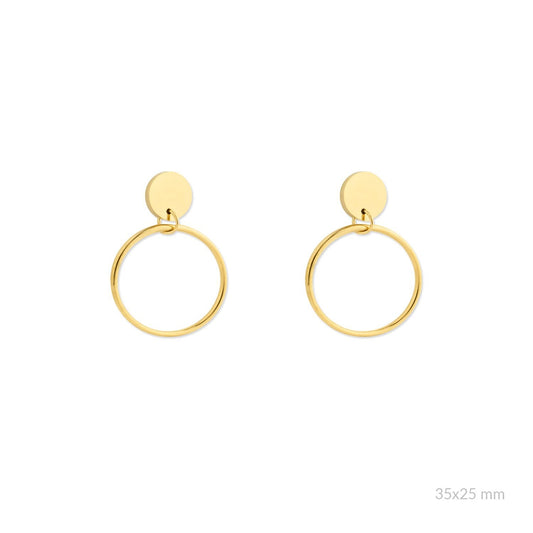 Pendientes Acero Aro