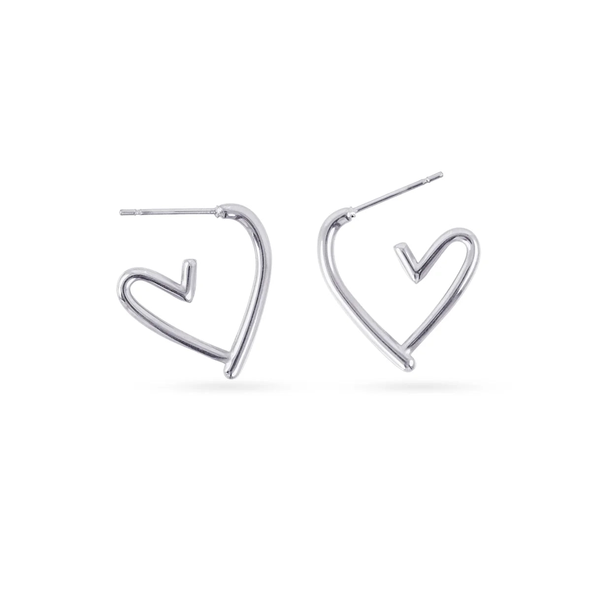 Pendientes Essentials Corazón Asimétrico - Anartxy