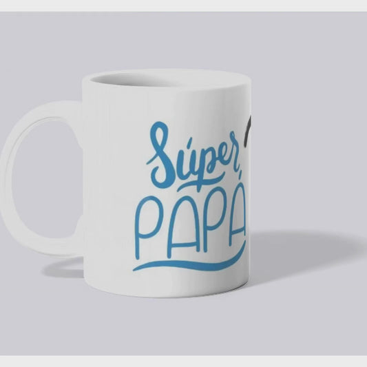 Taza Súper Papá con foto Personalizable- Be Love