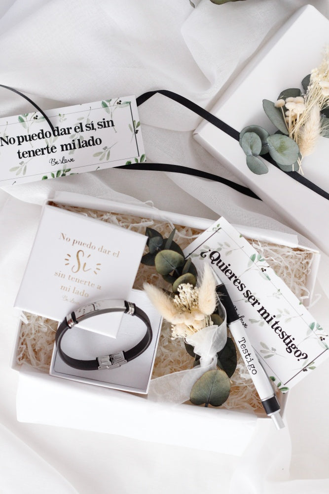 Caja Regalo para Hombre- ¿Quieres ser mi Testigo?