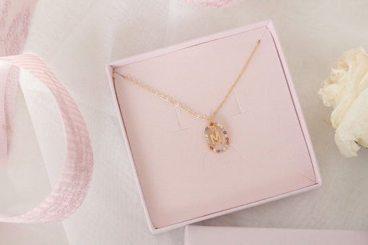 Gargantilla Inicial Te amo con el alma - Be Love