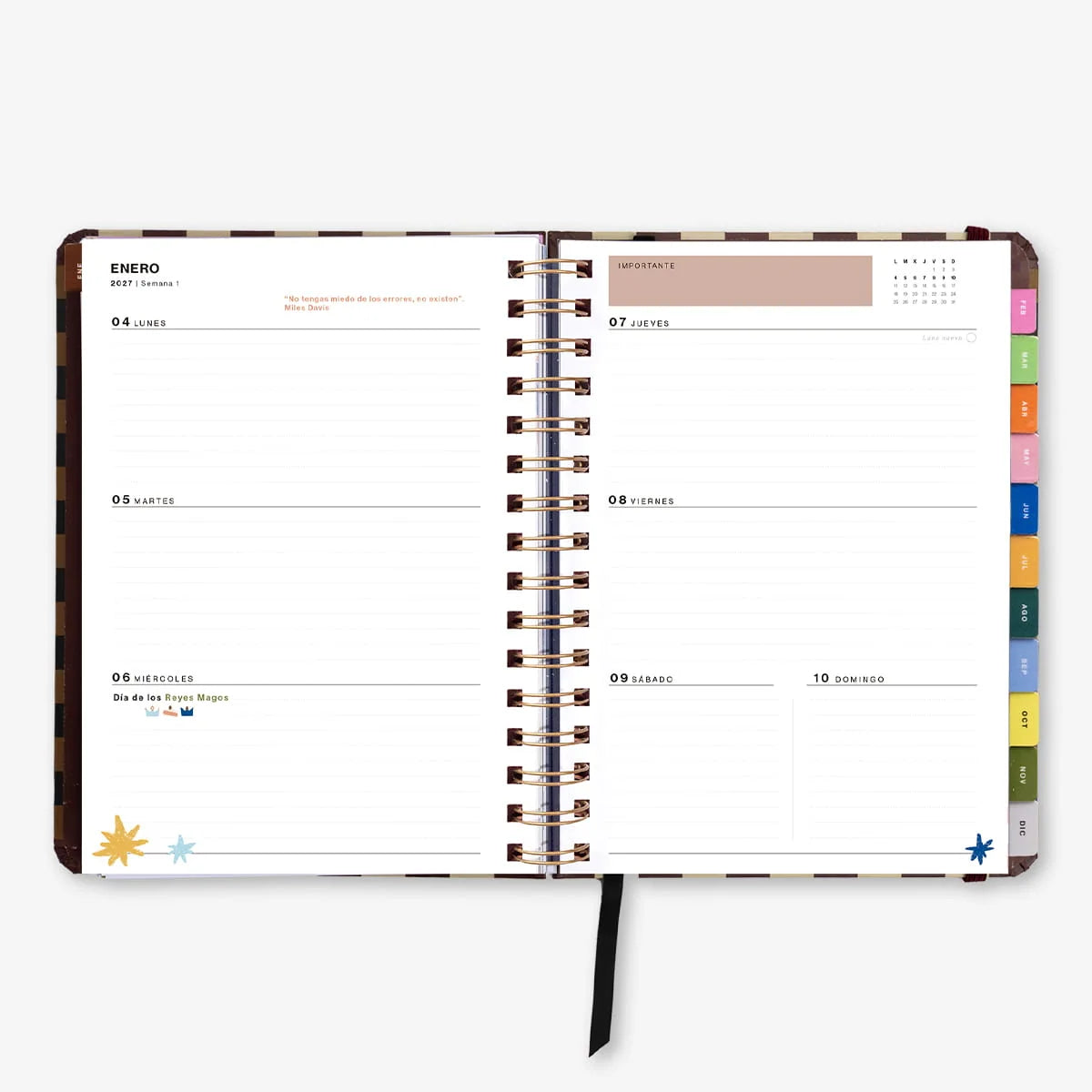 Agenda Anual Universo Semana Vista 2027 - UO