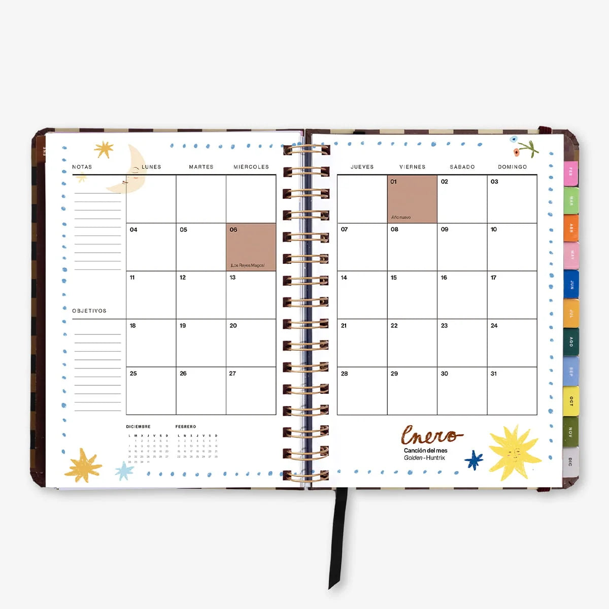 Agenda Anual Universo Día Página 2027 - UO