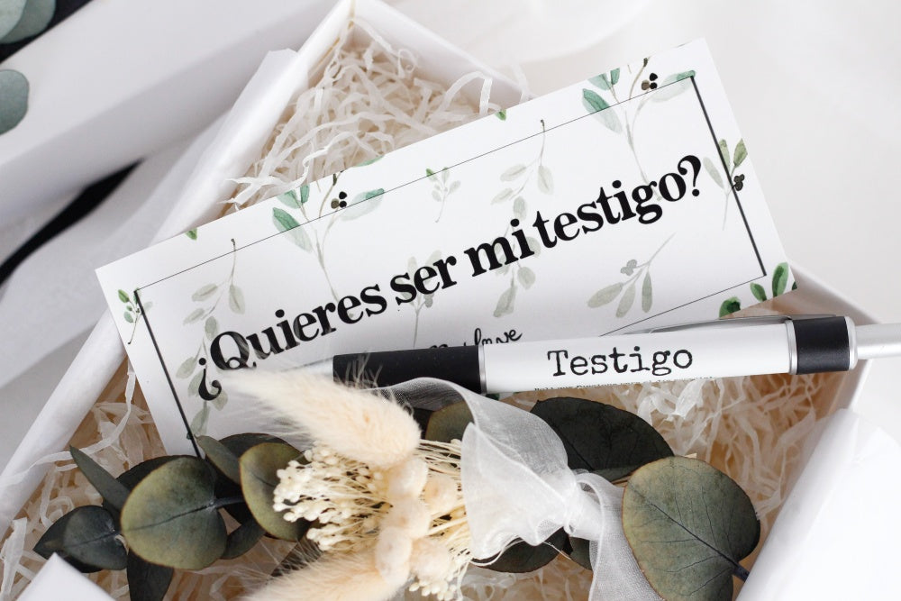 Caja Regalo para Hombre- ¿Quieres ser mi Testigo?