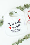 Babero Personalizado- Visca els nuvis! / Viva los novios! - Be Love