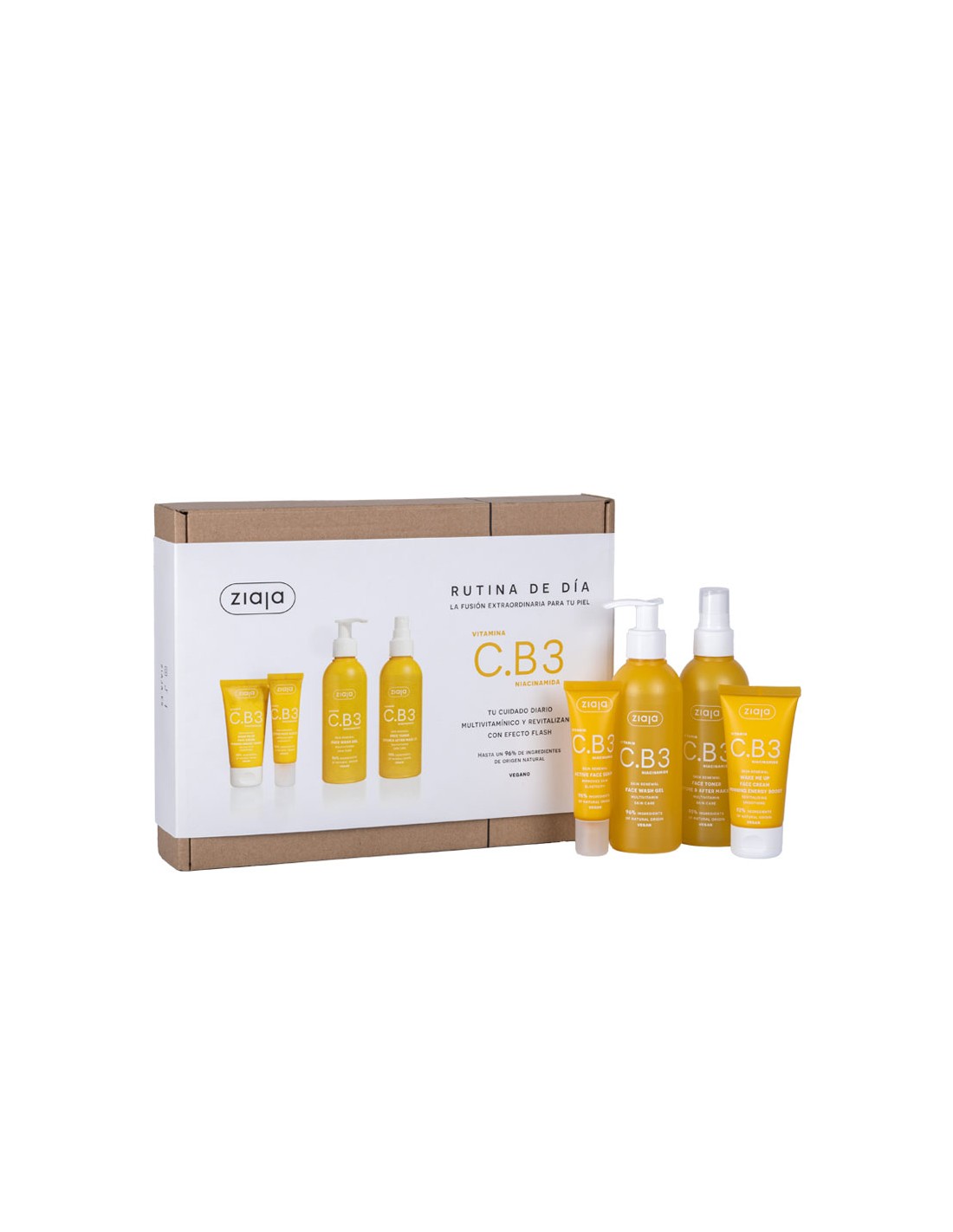Set de rutina facial VITAMINA C.B3 NIACINAMIDA - ZIAJA