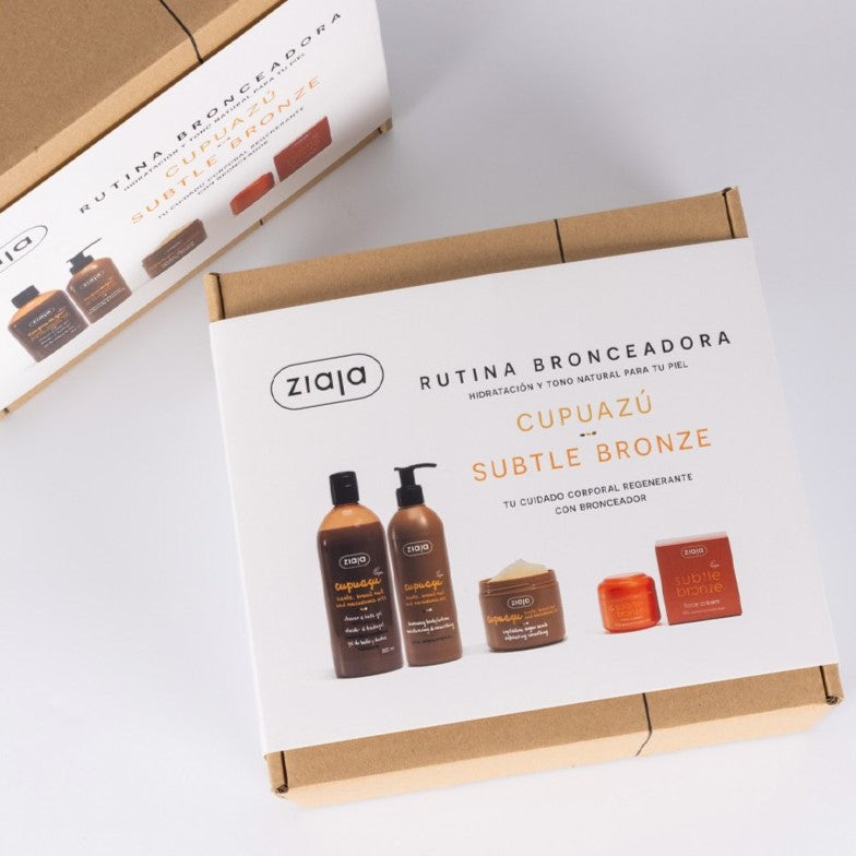 Set de rutina bronceadora CUPAZÚ & SUBTLE BRONZE - Ziaja