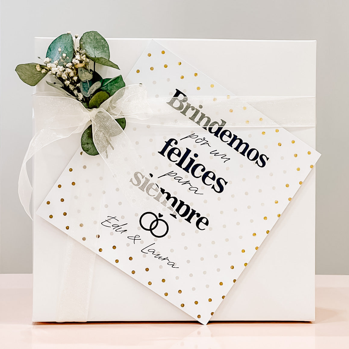 COPAS PARA BRINDAR “POR TODA UNA VIDA...DE LA MANO JUNTOS”- Be Love