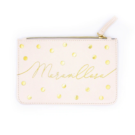 Neceser MARAVILLOSA Beige y Dorado - DRAEGER