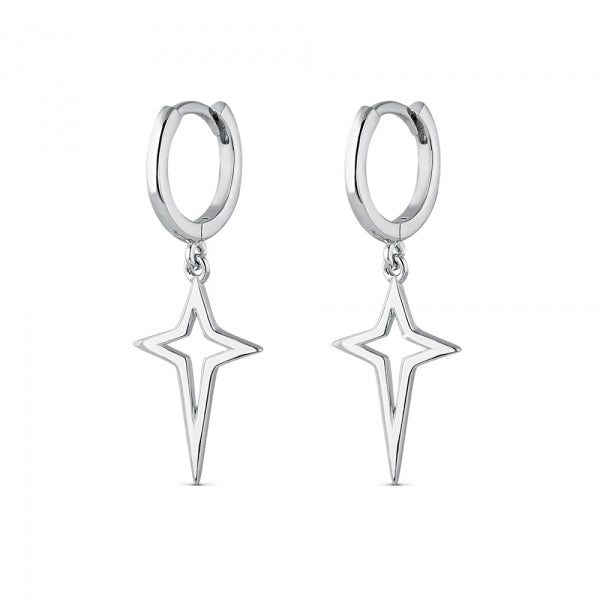 Pendientes Estrella Fugaz- Plata Primera Ley