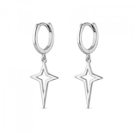 Pendientes Estrella Fugaz- Plata Primera Ley