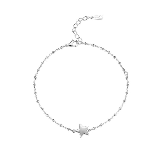 Pulsera Bolitas Star- Plata