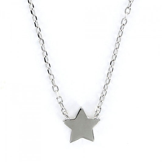 Gargantilla Estrella- Plata Primera Ley