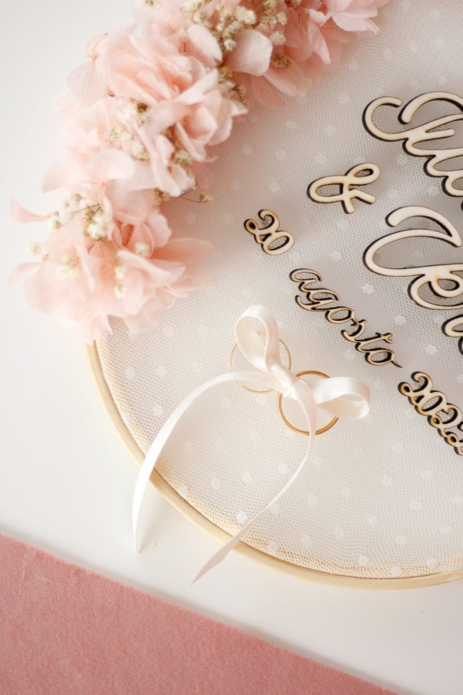 PORTA ALIANZAS HORTENSIAS ROMANTIC ROSÉ- Be Love