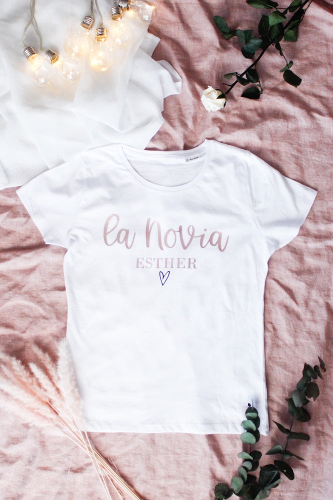 CAMISETA "LA NOVIA" PERSONALIZADA- Be Love