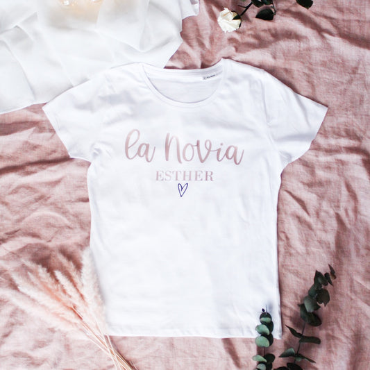 CAMISETA "LA NOVIA" PERSONALIZADA- Be Love