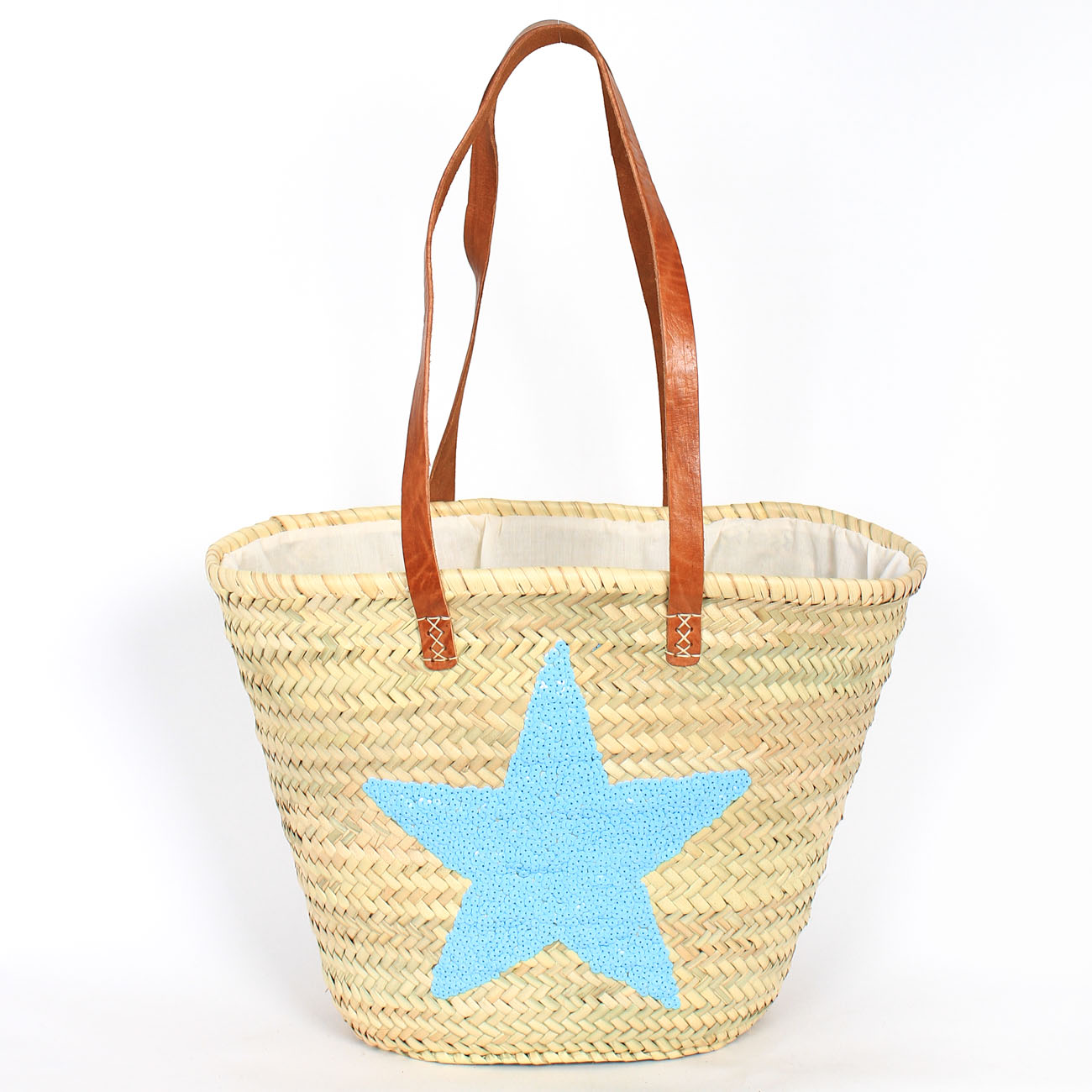 Capazo de Palma Estrella- COLORES VARIOS